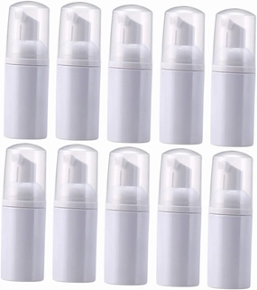 10pcs 30ml Foam Bottles Travel Size Refillable Pump Bottle Bubble Maker