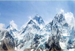 10x8ft Snow Mountain Scenery Backdrop - Cold Winter Snowy Alpine Snow-Covered Hill Peak Ski Nature Landscape Travel Photo Studio Props
