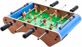 1Set Interactive Double Football Game Desktop Foosball Table for Family Promotes Hand Eye Coordination Durable Material Fun Parent Activity
