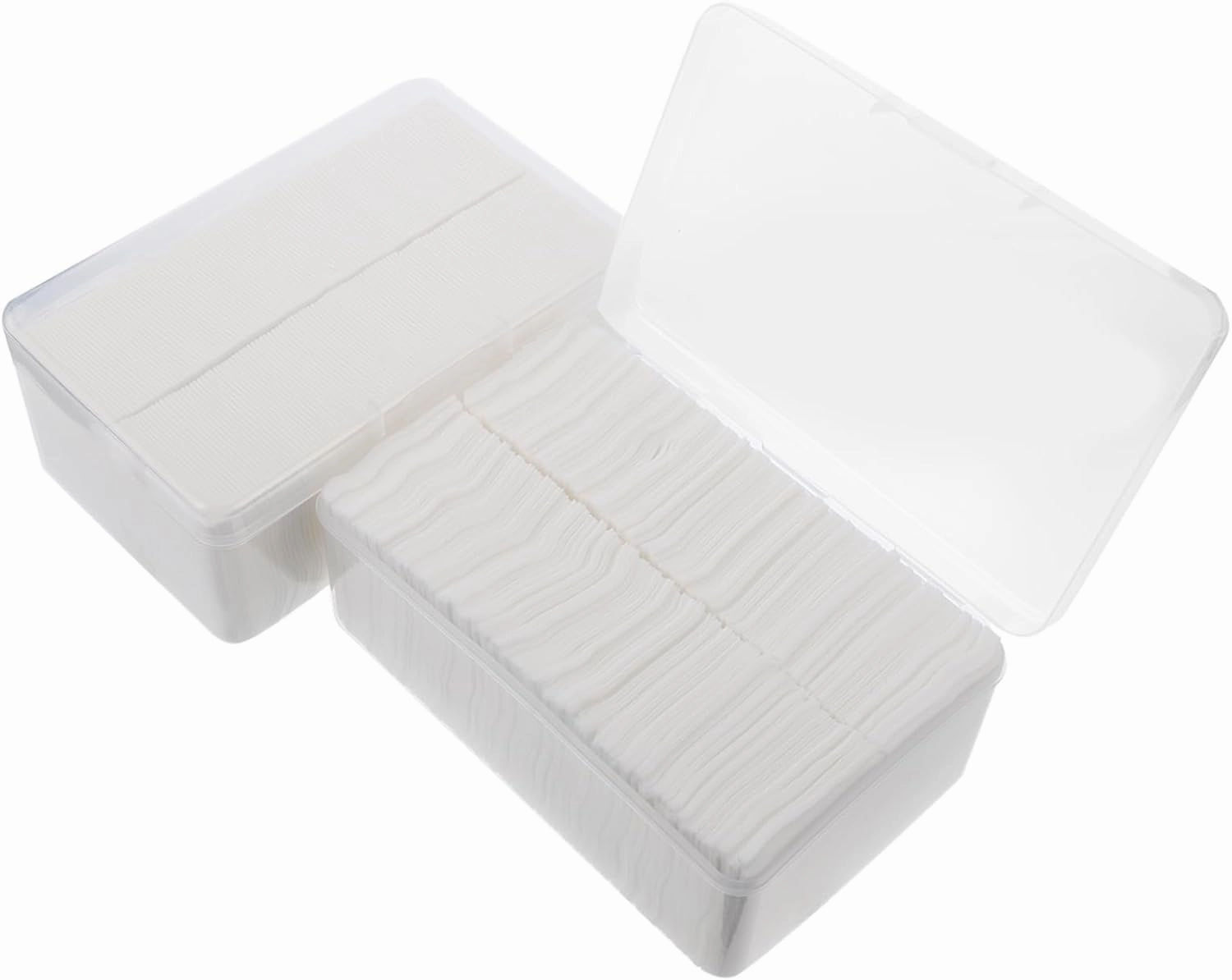 2000pcs Non Woven Fabric Cleaning Pads for Makeup Removal and Nail Polish Soft Gentle and Durable Facial Care Tool Skin Types