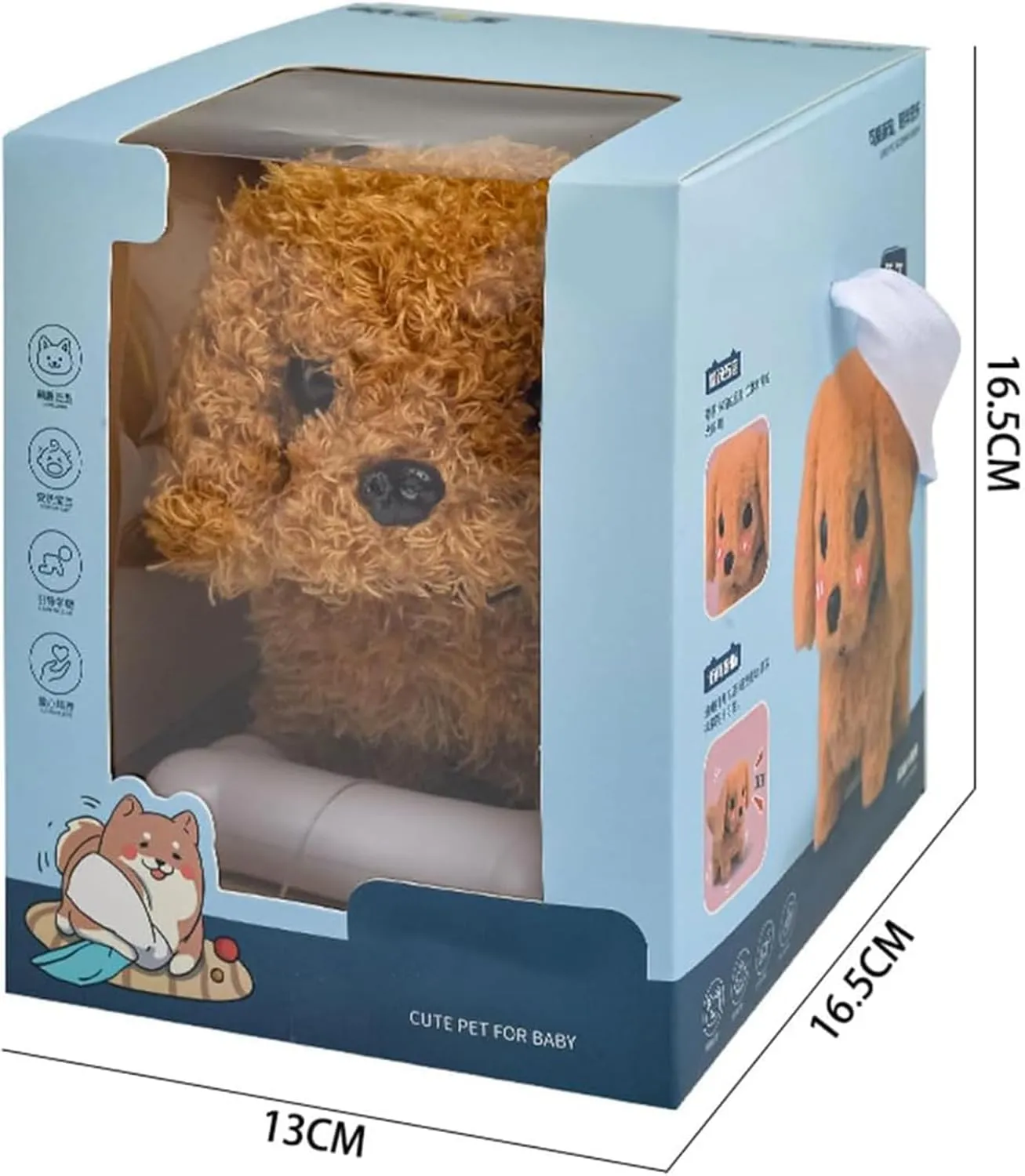 2025 New Robot Dog for Adults, AI Robotic Dog, Nicoo - My Realistic Robot Puppy That Acts Like a Real Puppy - Walking, Barking, Tail Wagging (Set A)
