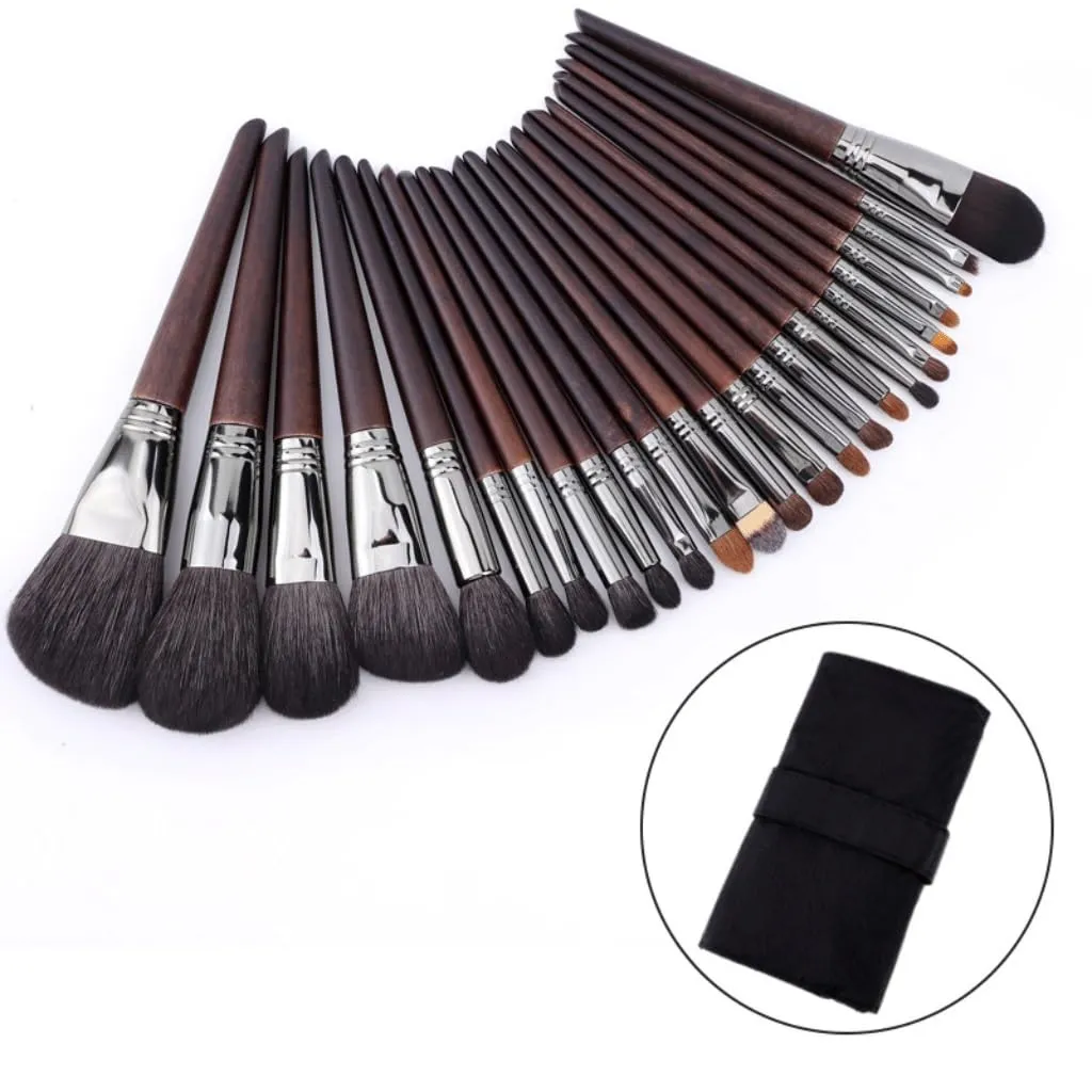 24 Makeup Brush Set Studio Makeup Artist Makeup Brush With Bag Portable