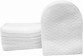 240pcs U Shaped Pocket Cotton Pads Soft Facial Makeup Remover Pads with Storage Box for Daily Skin Care and Makeup Application