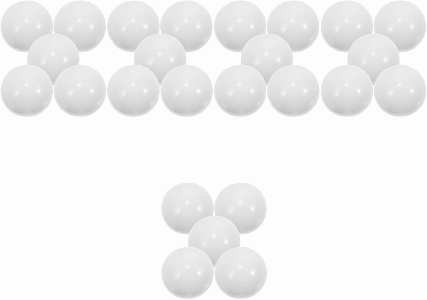 25Pcs Roulette Balls Roulette Wheel Replacement Balls Roulette Beads Roulette Acrylic Roulette Game Beads Roulette Accessories Wheel for Roulette Table Game Set