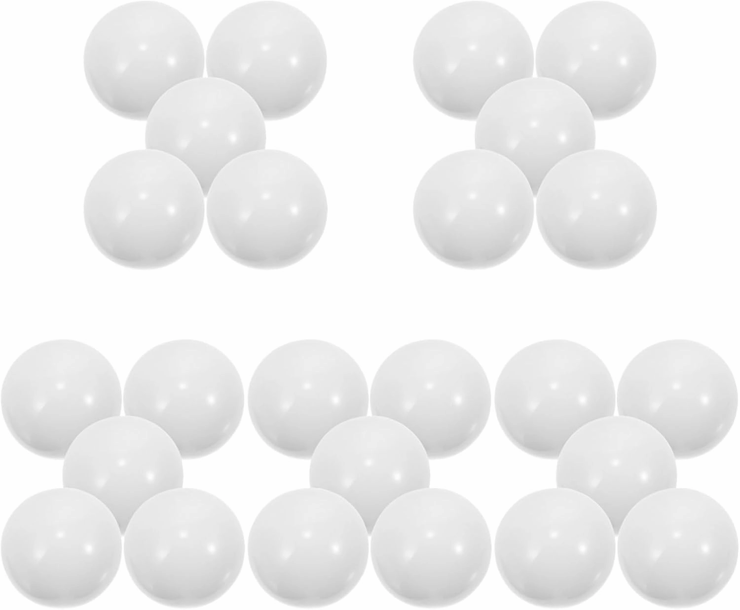 25Pcs Roulette Balls Roulette Wheel Replacement Balls Roulette Beads Roulette Acrylic Roulette Game Beads Roulette Accessories Wheel for Roulette Table Game Set