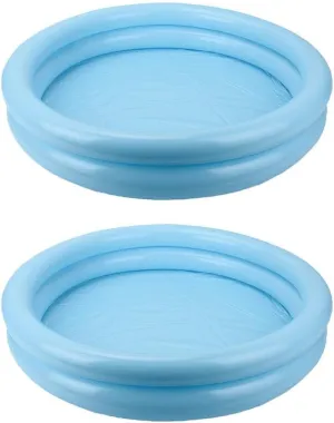 2pcs Inflatable Sand Tray Inflatable Swimming Pool for Floating Fishing Game Bathtub Portable Sand Tray Outdoor Party Food Tray