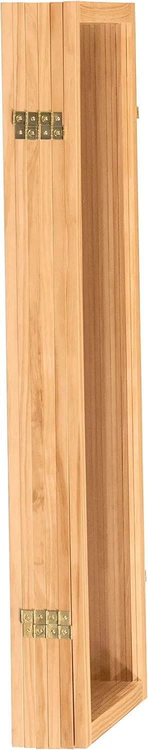 4 ft. Short Clear Plastic Partition Natural 6 Panel