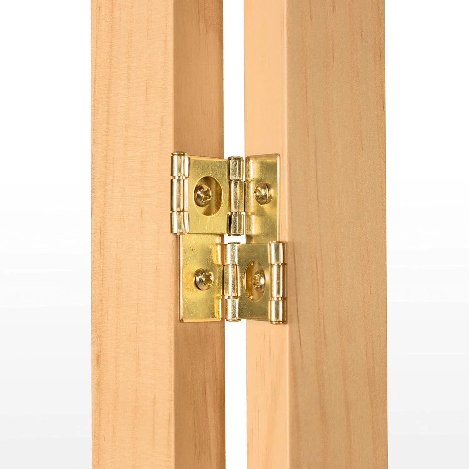 4 ft. Short Clear Plastic Partition Natural 6 Panel