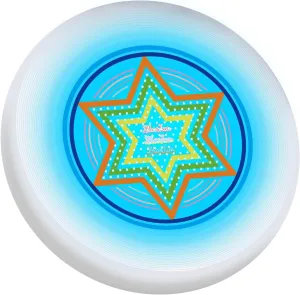 49LEDs Flying Disc Toy, 3 Smart Modes, Light Up Ultimate 175g Flying Disc, Rechargeable, Glow in The Dark Perfect for Parks/Camping/Backyards/Beach Outdoor Cool Games Camping Gift
