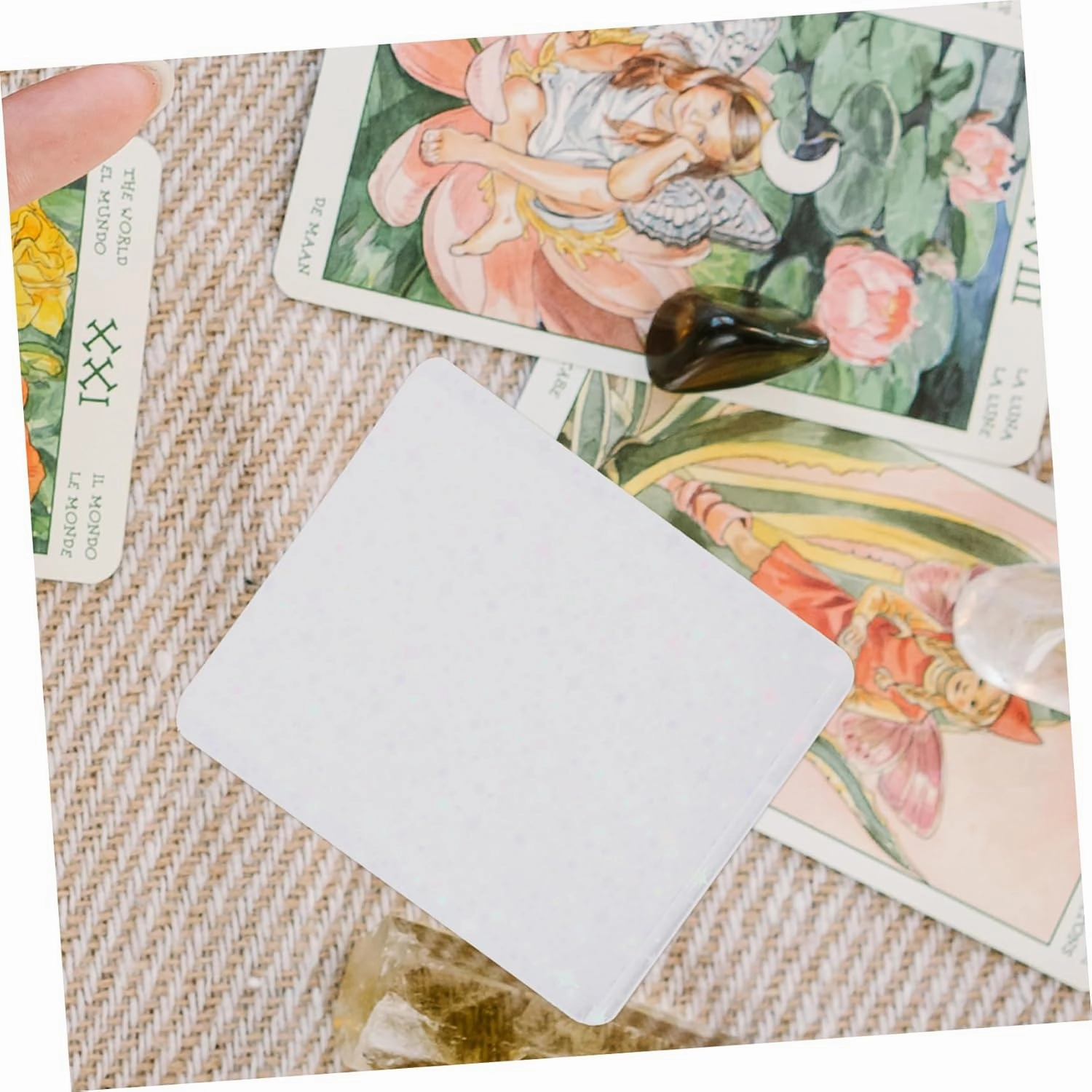 50pcs Portable Cards Sleeves Display Photo Card Sleeves Covering Album Card Protector Sleeves Name Adhesive Key Trading Cards for Cards Simple Style Cardholders Plastic