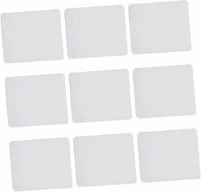 50pcs Portable Cards Sleeves Display Photo Card Sleeves Covering Album Card Protector Sleeves Name Adhesive Key Trading Cards for Cards Simple Style Cardholders Plastic