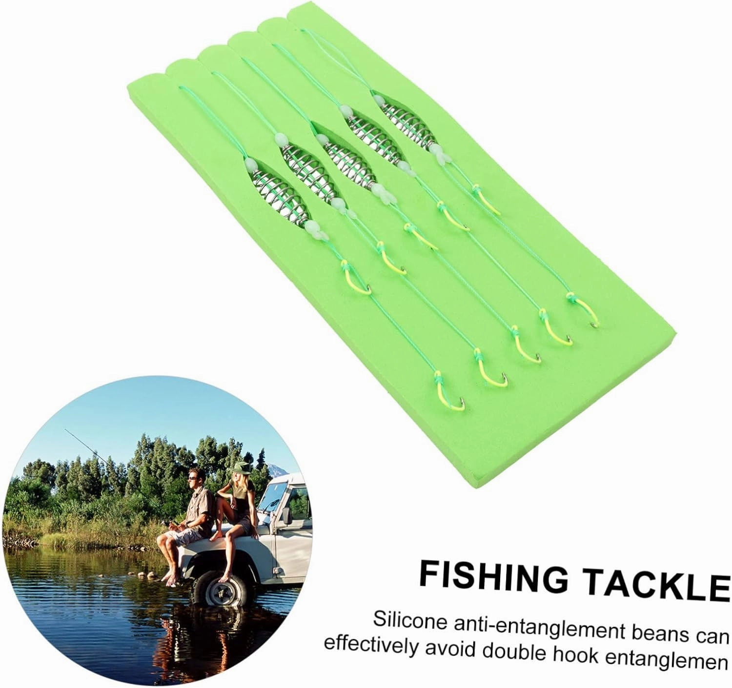 5pcs Snap Hook Fishing Gear Lure Hooks High Carbon Steel Double Hook Carp Fishing Baits Hook Fishing