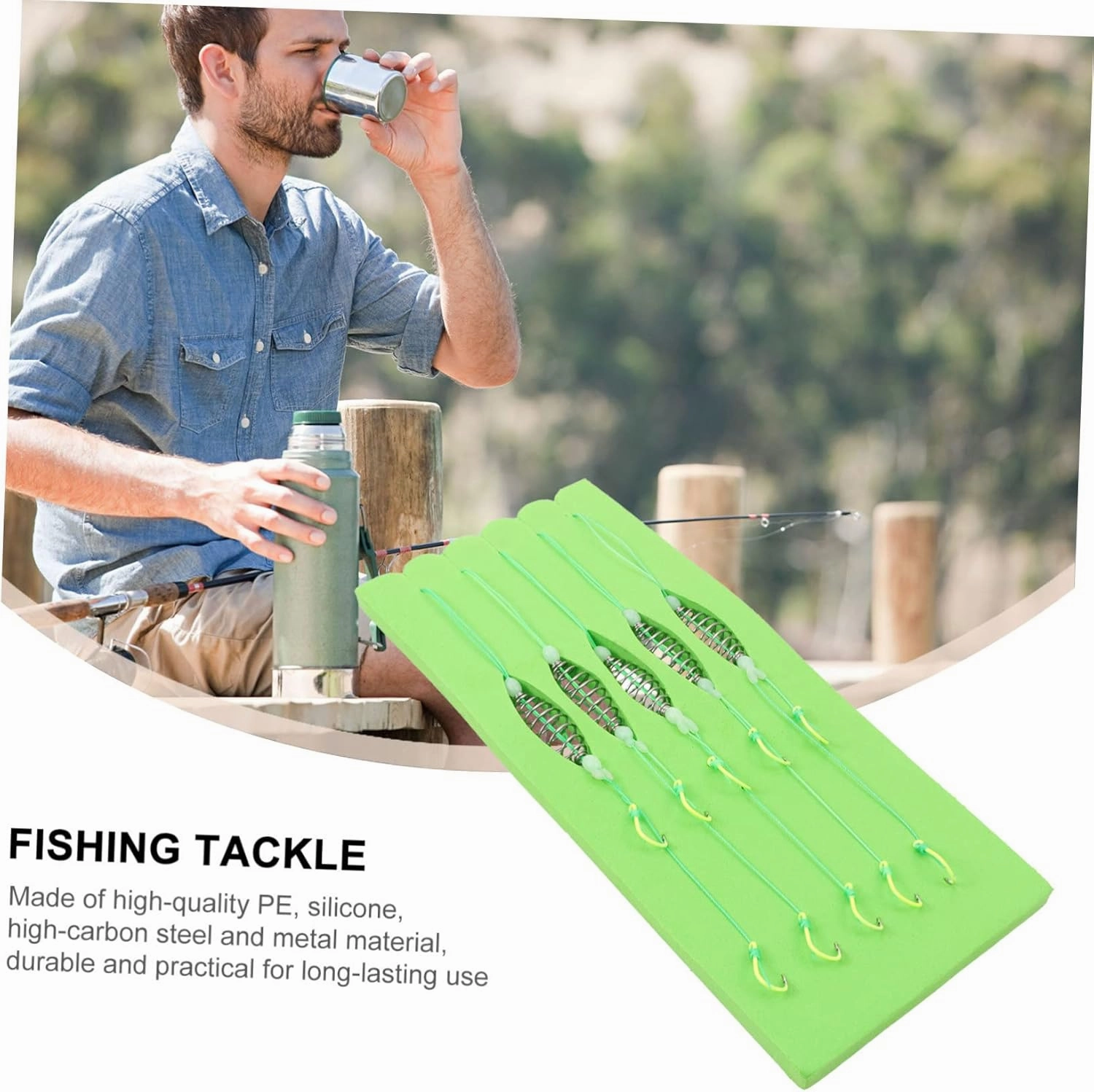 5pcs Snap Hook Fishing Gear Lure Hooks High Carbon Steel Double Hook Carp Fishing Baits Hook Fishing