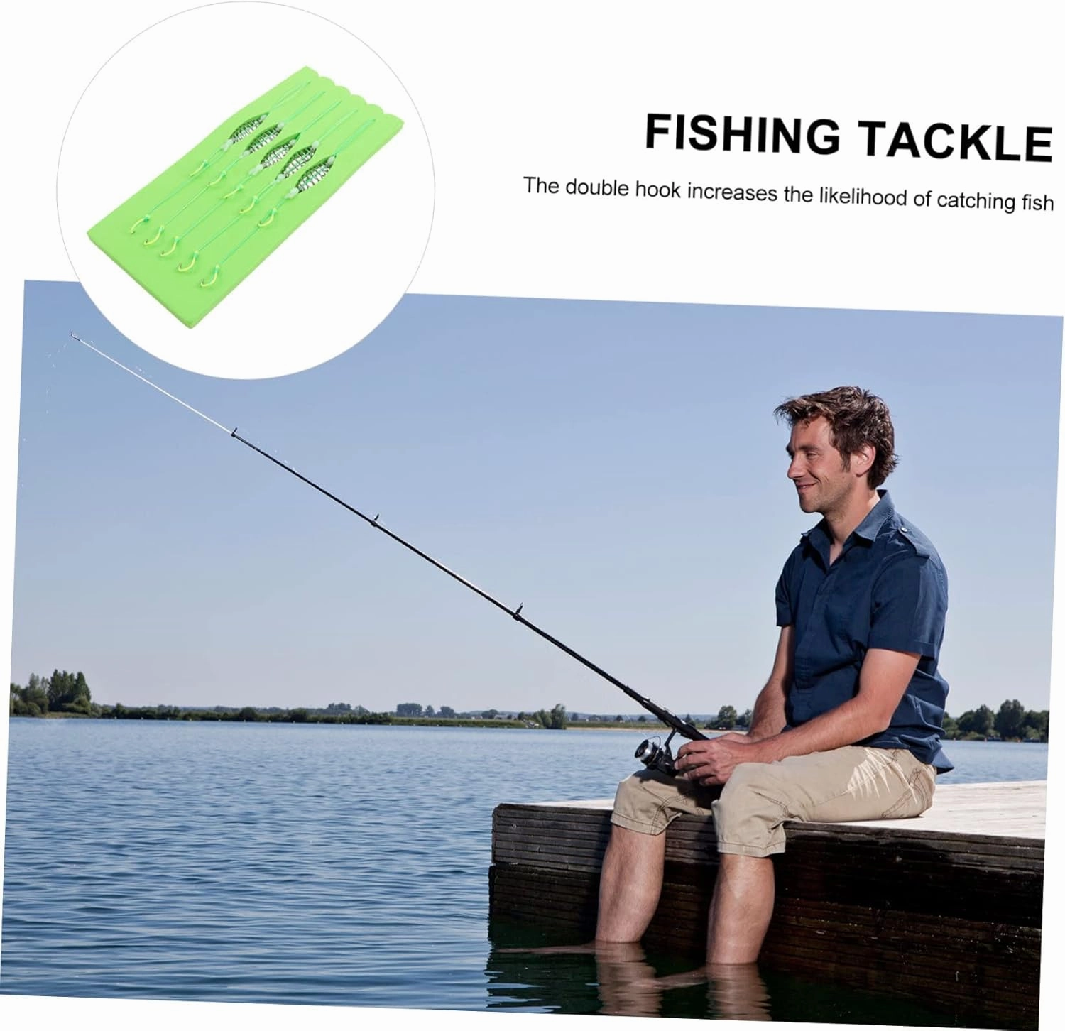 5pcs Snap Hook Fishing Gear Lure Hooks High Carbon Steel Double Hook Carp Fishing Baits Hook Fishing