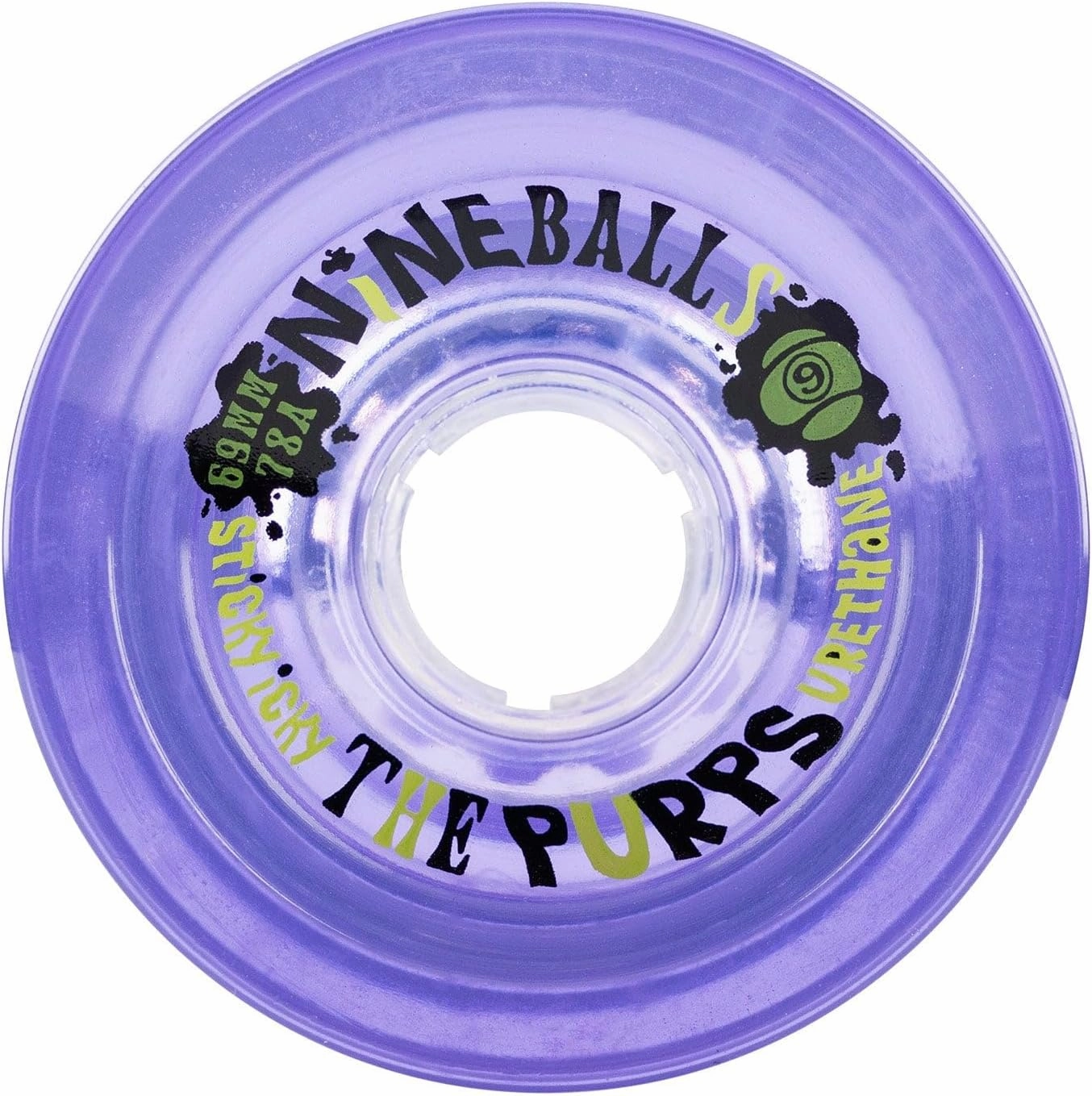 69mm 78a Nineball Wheels Purps - Factory Direct