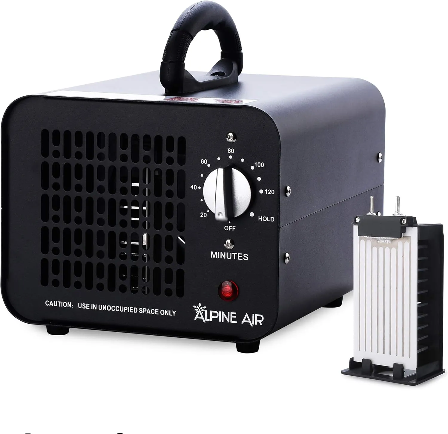 70W 45,000 mg/h Alpine Air Purifier Ozone Generator - Ozone Odor Eliminator, Ozone Machine & Skunk Odor Remover For House, Ozone Air Purifier, Commercial Ozone Generator For Car, Office, & Rooms