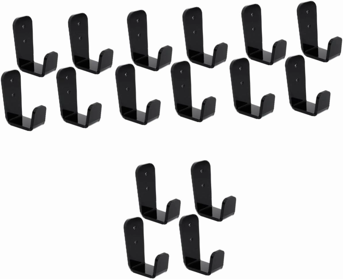 8 Sets Versatile Hockey Stick Rack Acrylic Fishing Pole Stands Trekking Poles and Space-saving