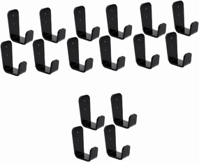 8 Sets Versatile Hockey Stick Rack Acrylic Fishing Pole Stands Trekking Poles and Space-saving