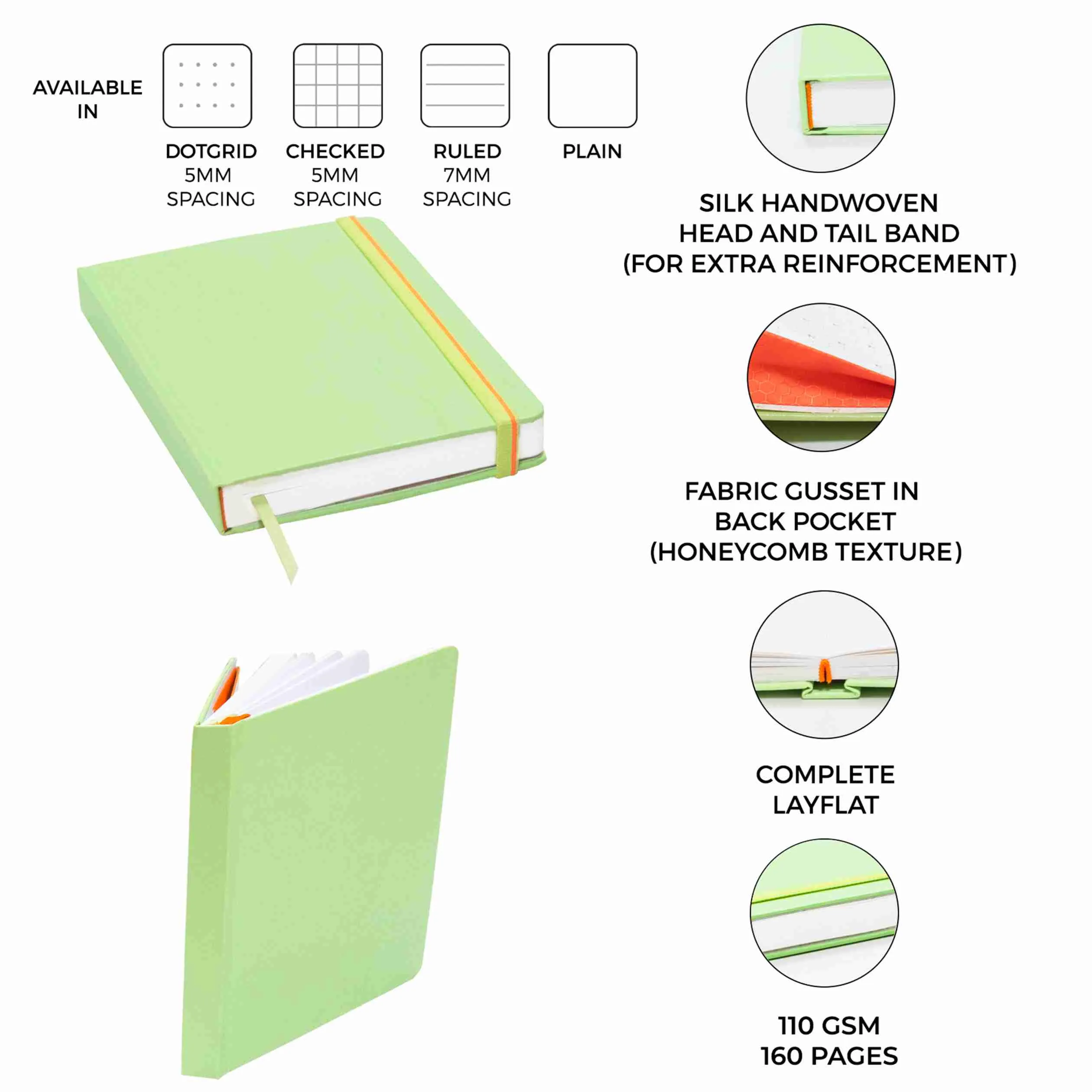 A5 - CLASSIC JOURNAL NOTEBOOK - HARDCOVER