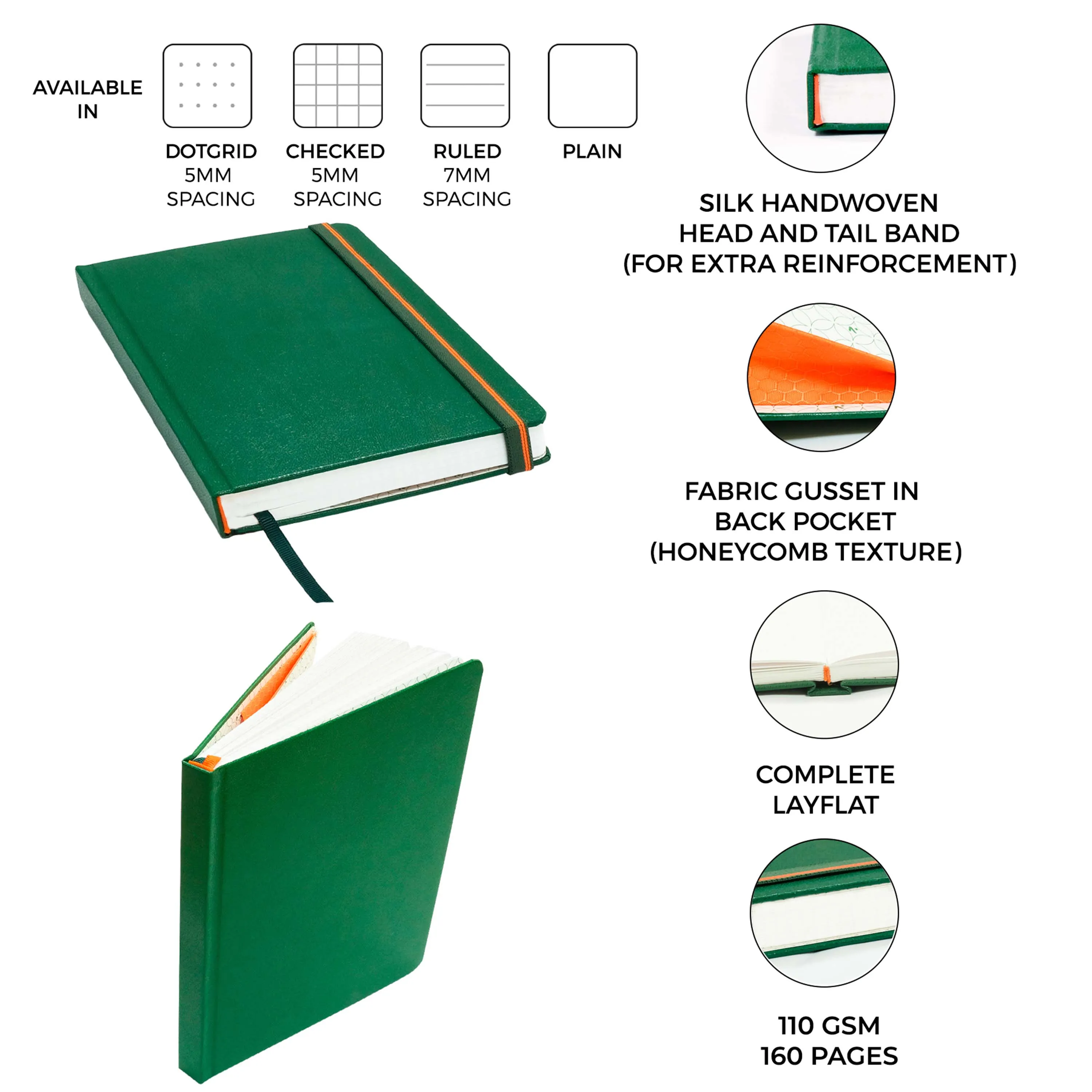 A5 - CLASSIC JOURNAL NOTEBOOK - HARDCOVER