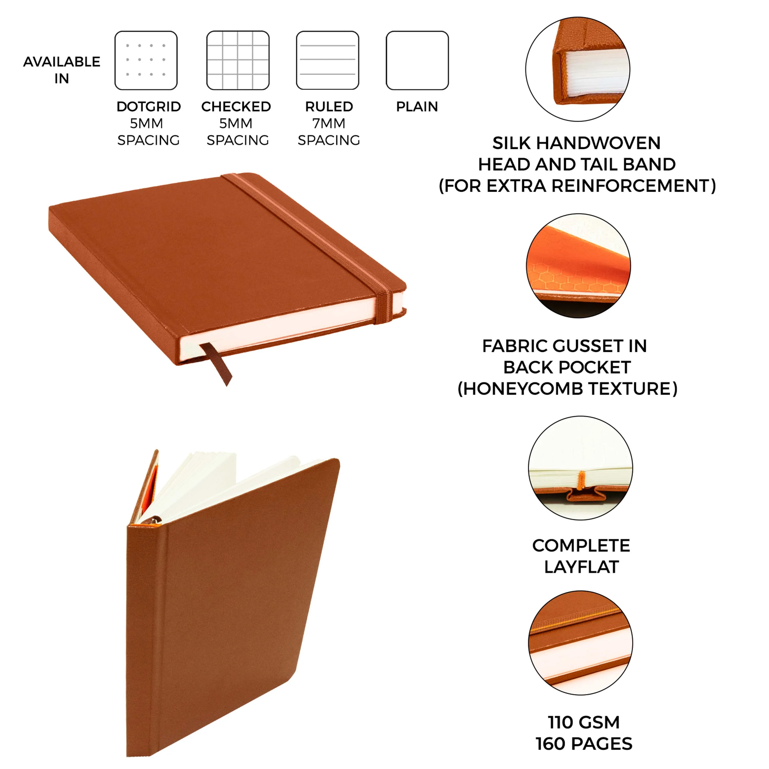 A5 - CLASSIC JOURNAL NOTEBOOK - HARDCOVER