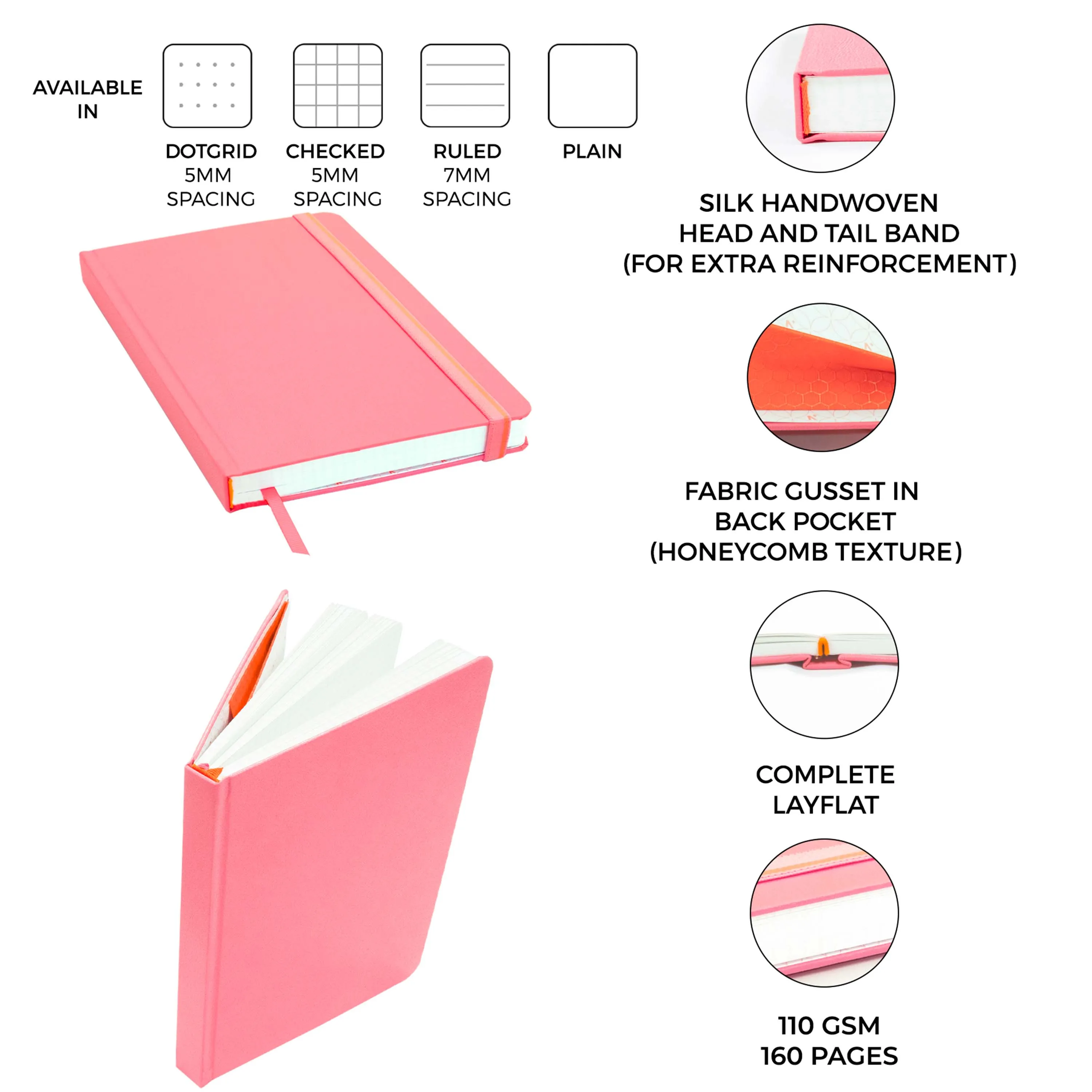 A5 - CLASSIC JOURNAL NOTEBOOK - HARDCOVER