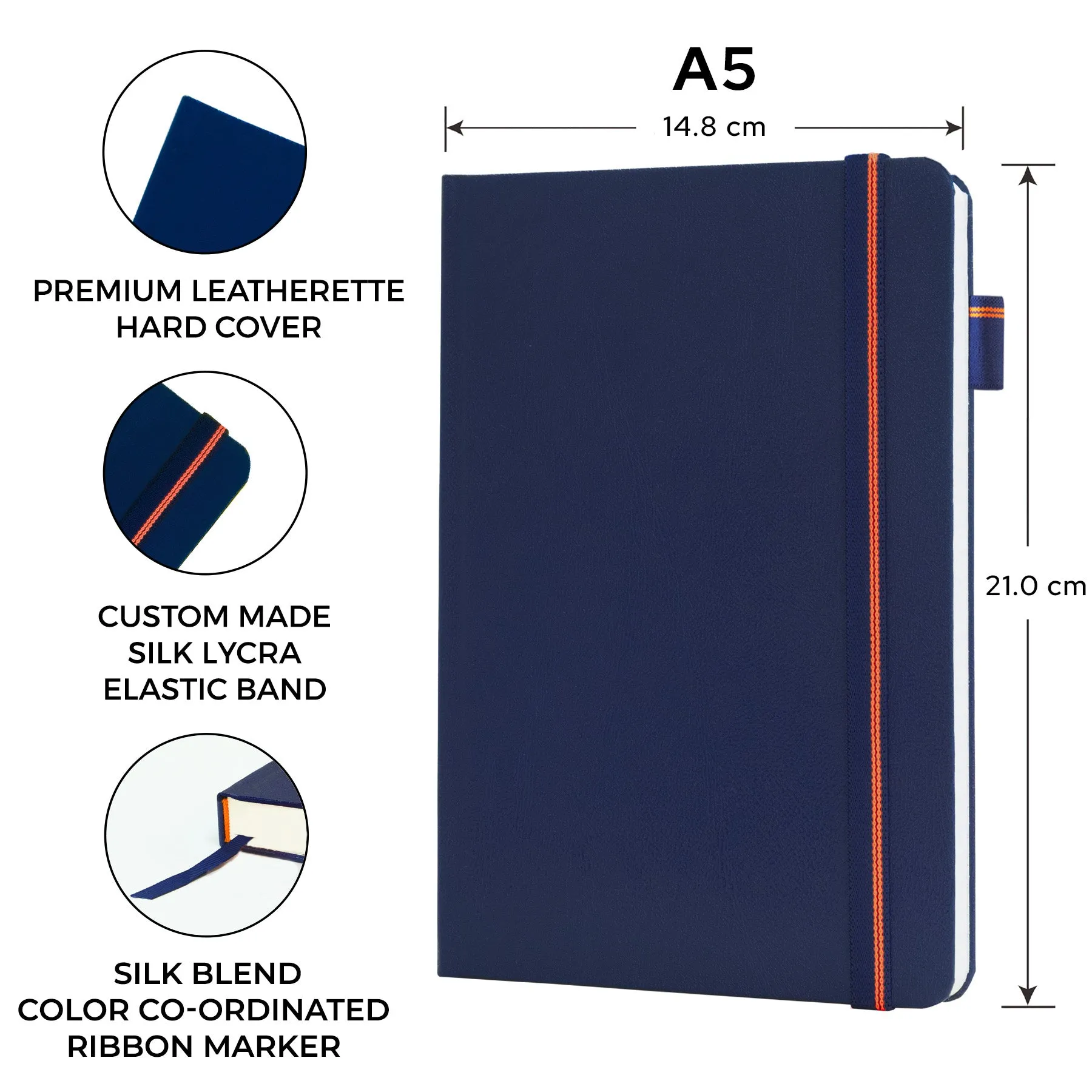 A5 - CLASSIC JOURNAL NOTEBOOK - HARDCOVER
