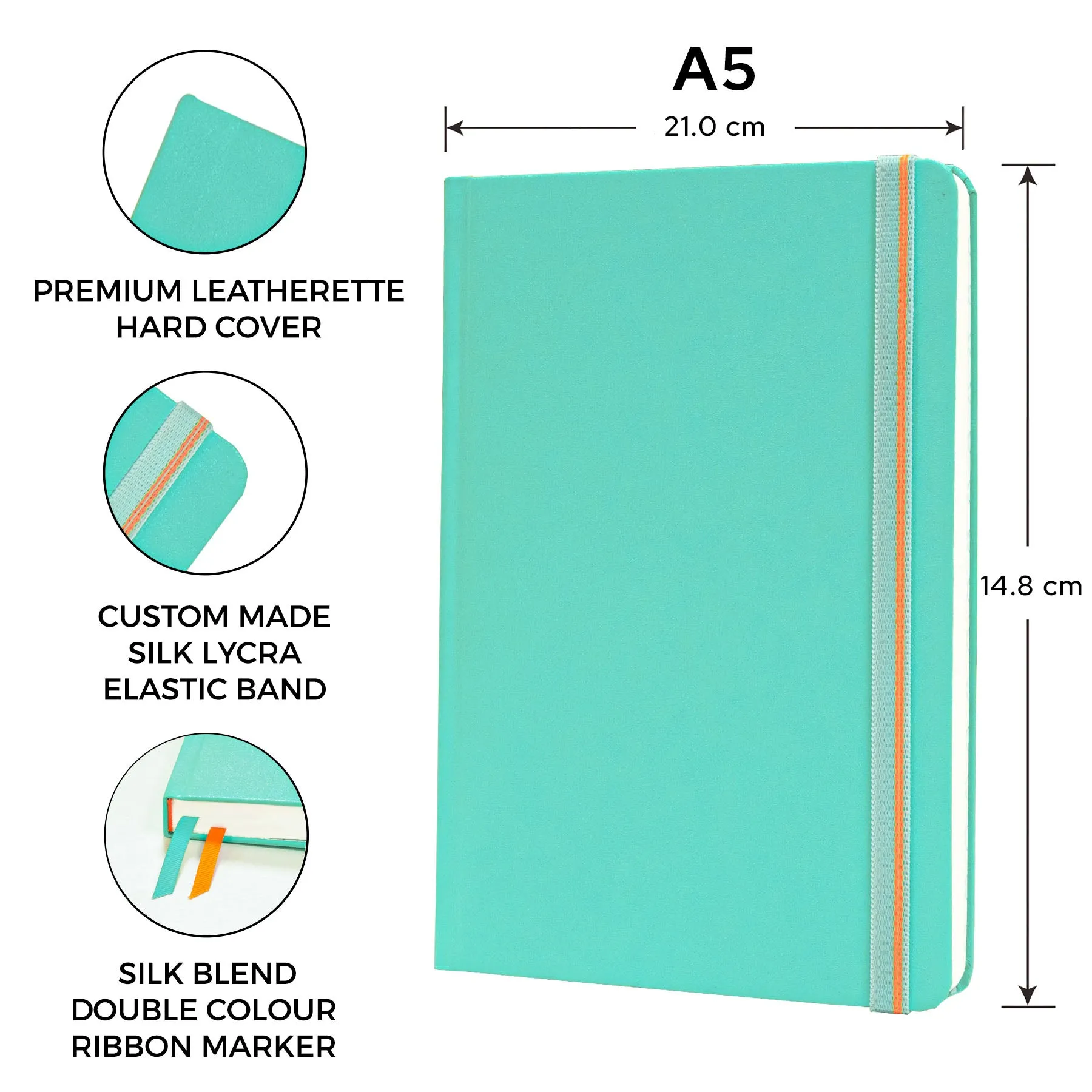 A5 - CLASSIC JOURNAL NOTEBOOK - HARDCOVER