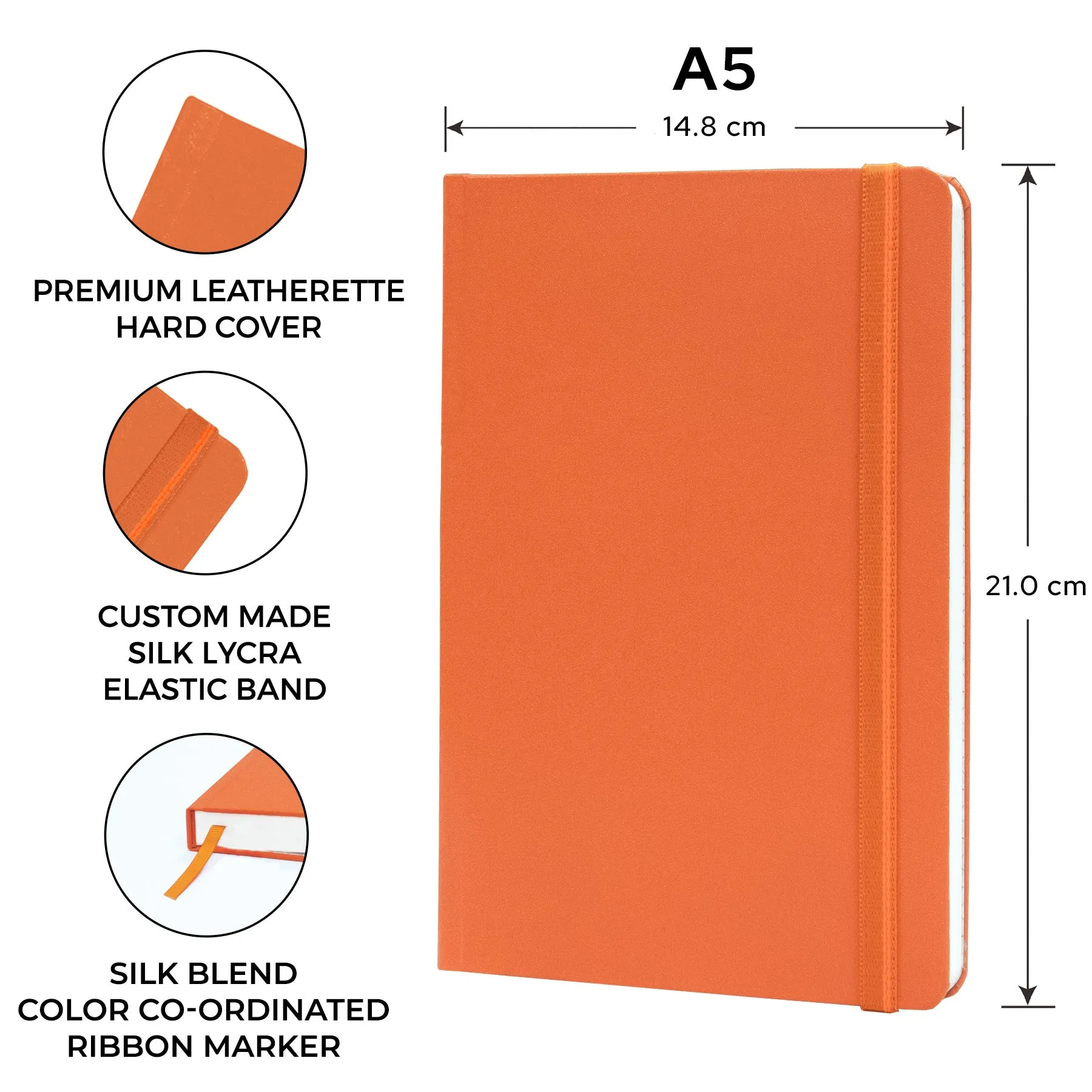 A5 - CLASSIC JOURNAL NOTEBOOK - HARDCOVER