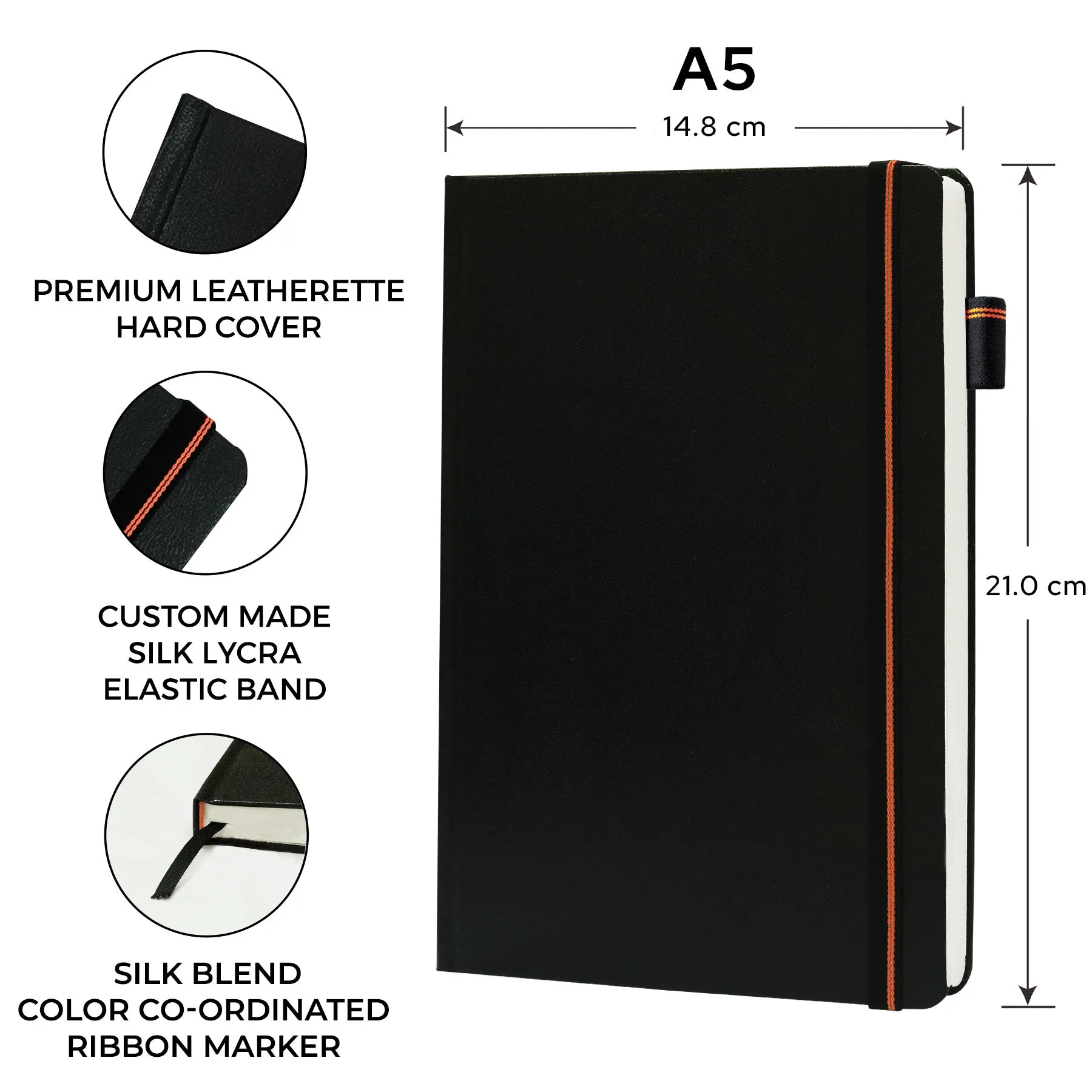 A5 - CLASSIC JOURNAL NOTEBOOK - HARDCOVER