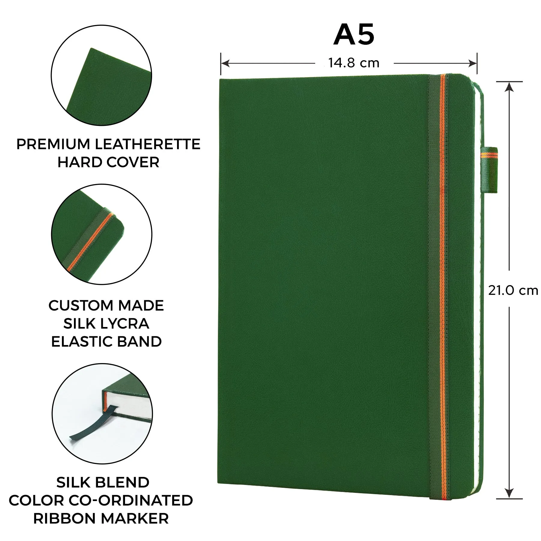 A5 - CLASSIC JOURNAL NOTEBOOK - HARDCOVER