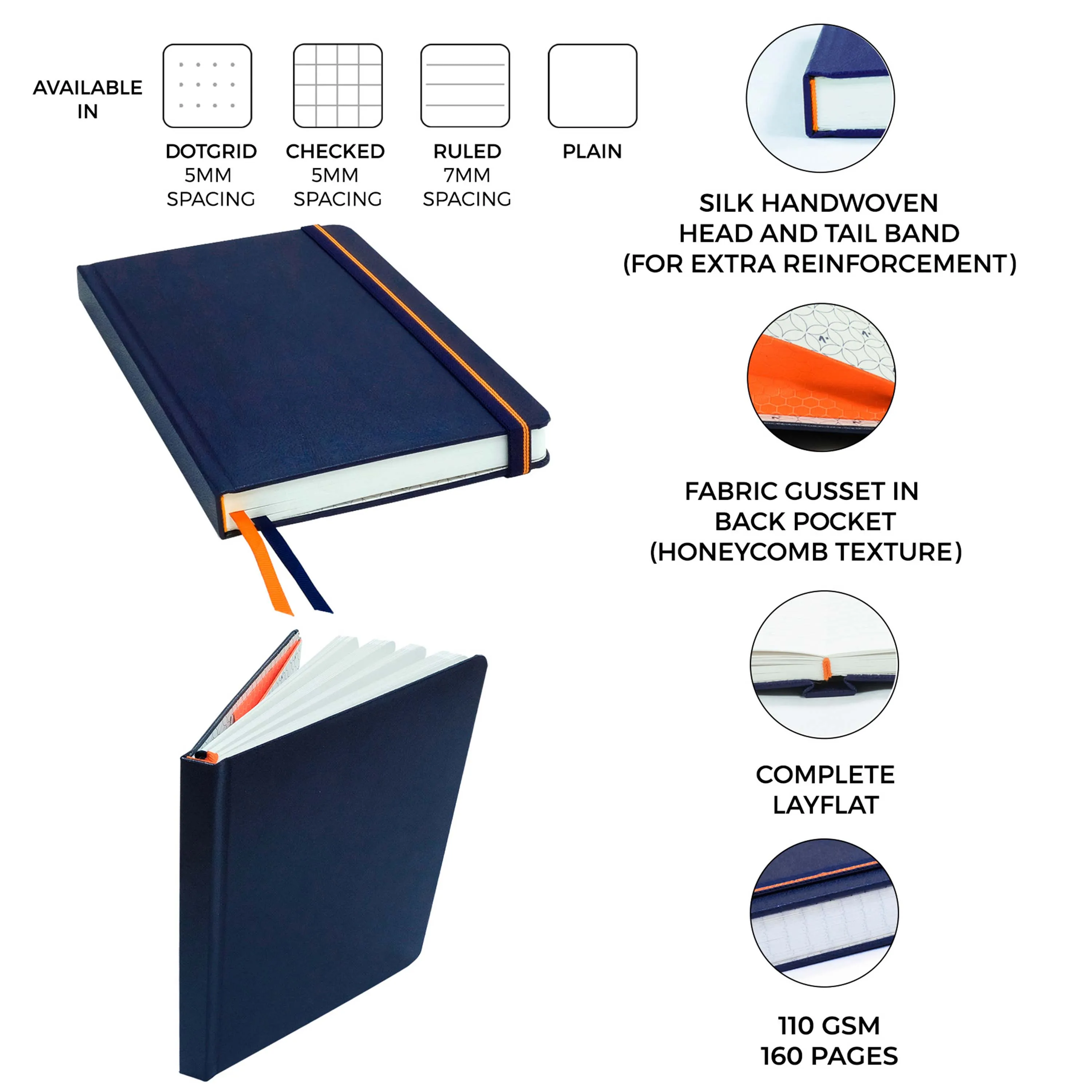 A5 - CLASSIC JOURNAL NOTEBOOK - HARDCOVER