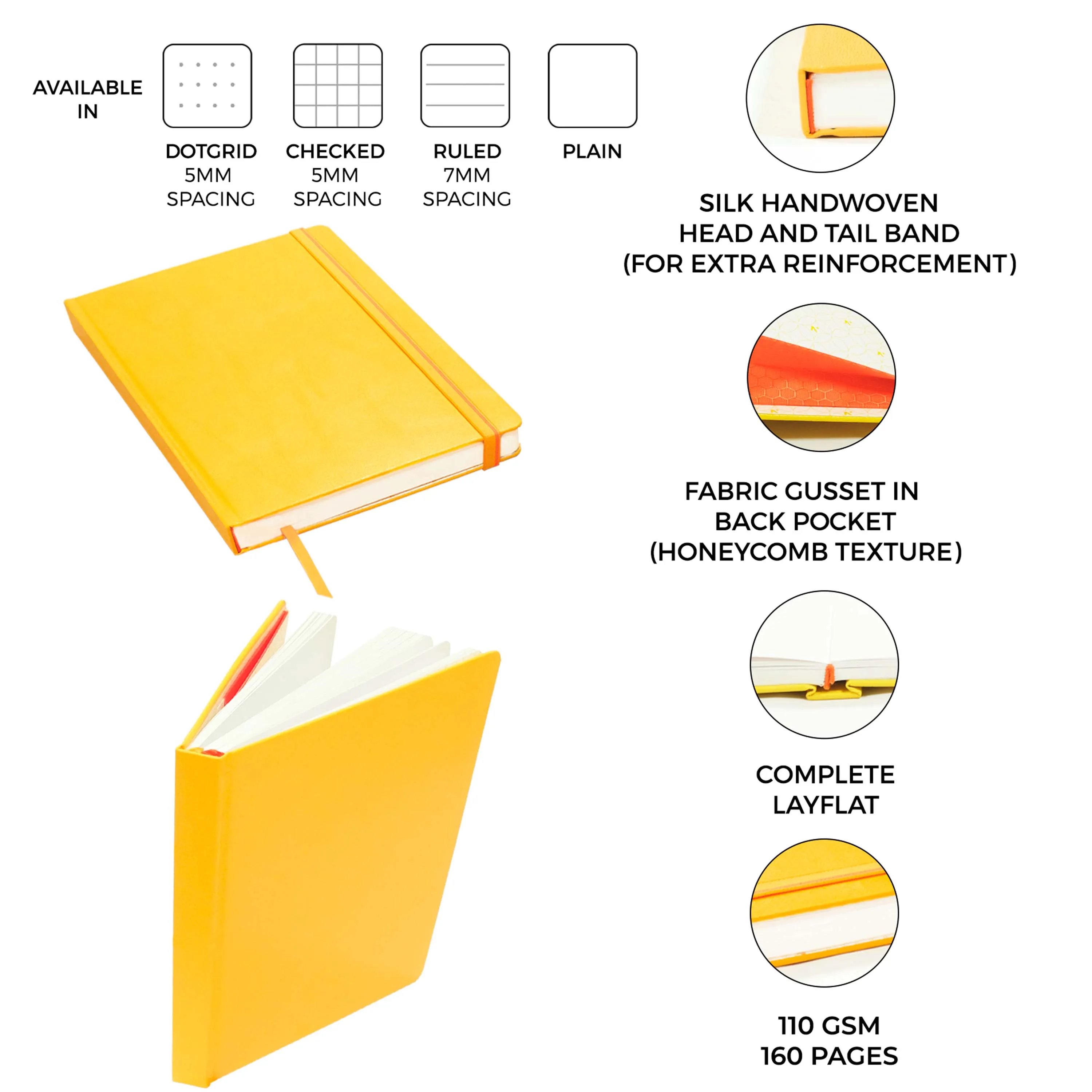 A5 - CLASSIC JOURNAL NOTEBOOK - HARDCOVER