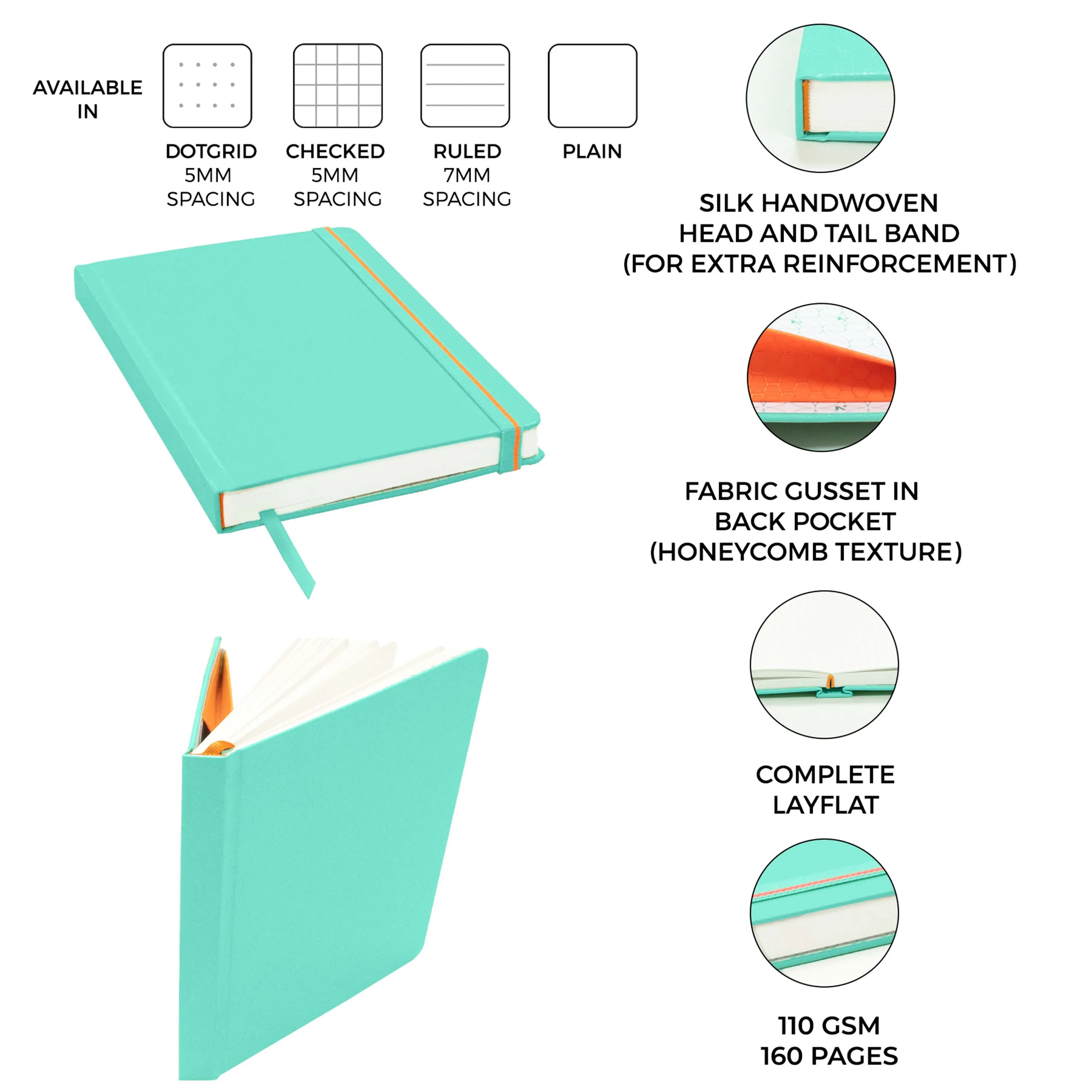 A5 - CLASSIC JOURNAL NOTEBOOK - HARDCOVER