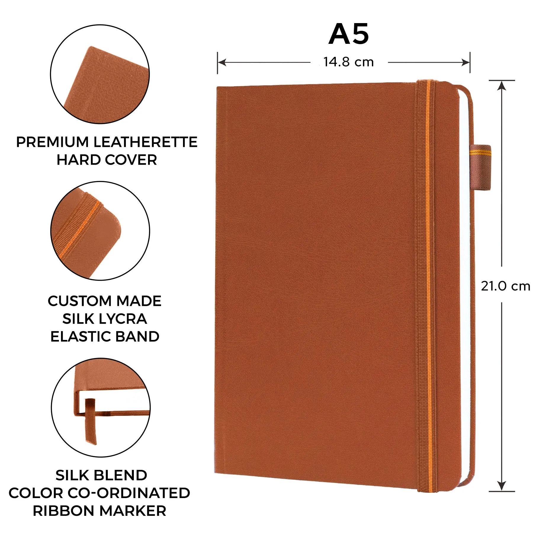 A5 - CLASSIC JOURNAL NOTEBOOK - HARDCOVER