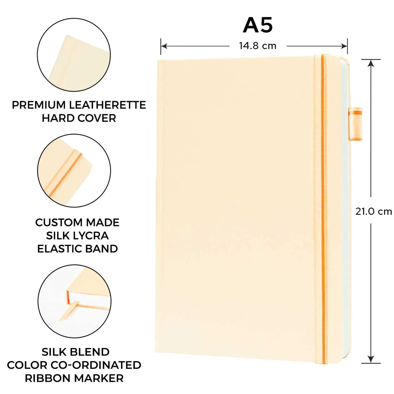 A5 - CLASSIC JOURNAL NOTEBOOK - HARDCOVER