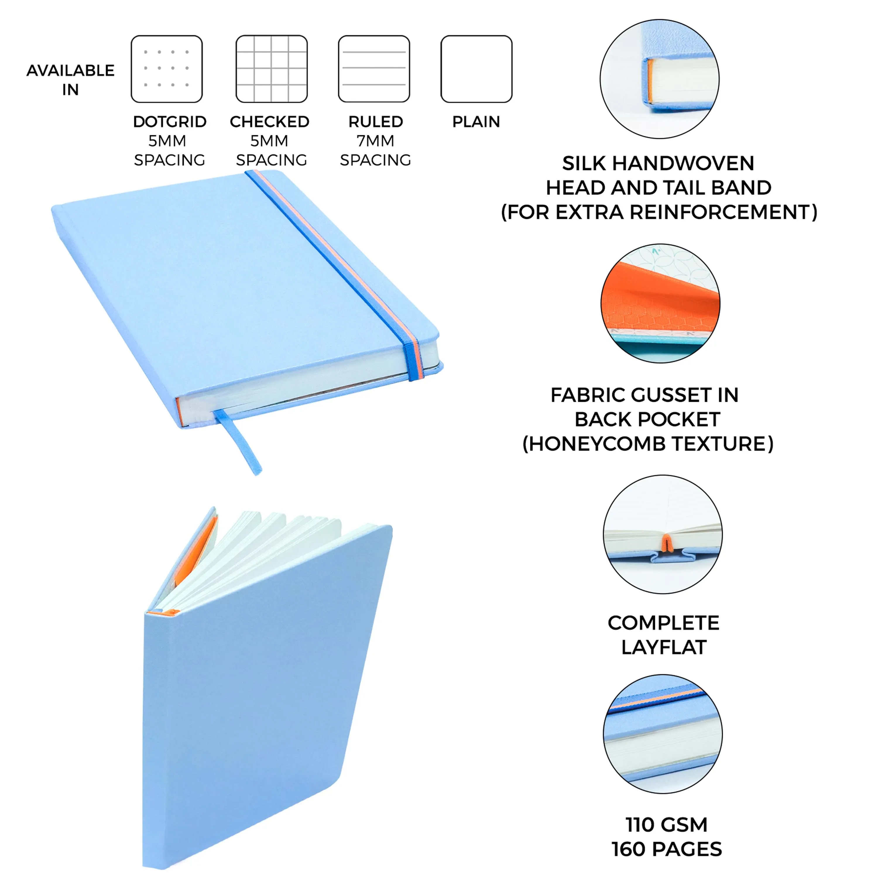 A5 - CLASSIC JOURNAL NOTEBOOK - HARDCOVER