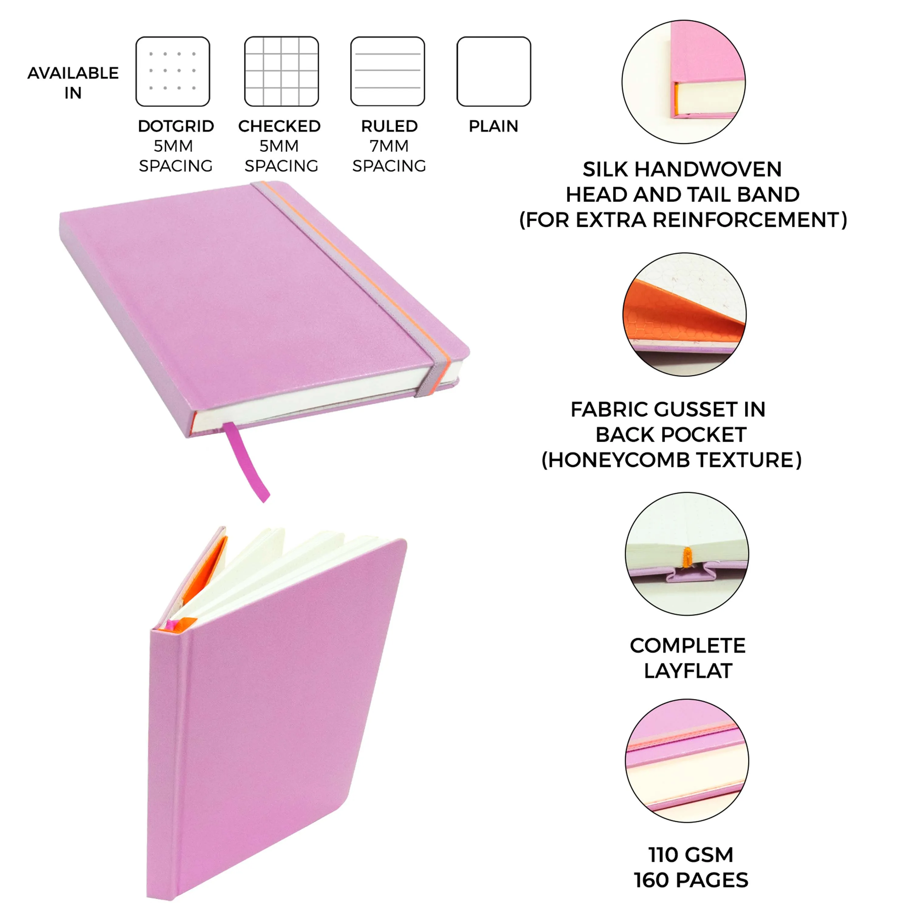 A5 - CLASSIC JOURNAL NOTEBOOK - HARDCOVER