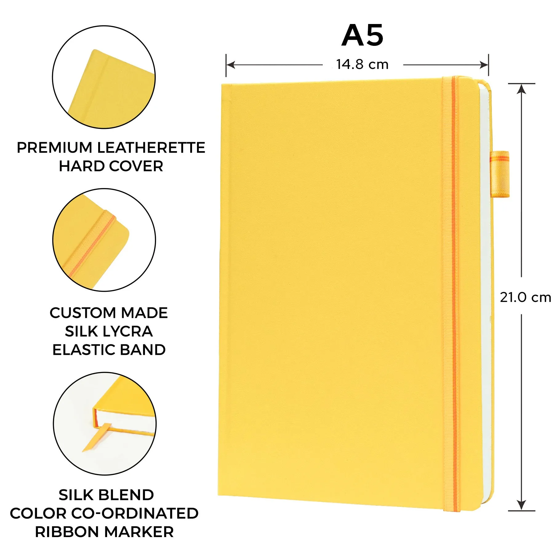 A5 - CLASSIC JOURNAL NOTEBOOK - HARDCOVER
