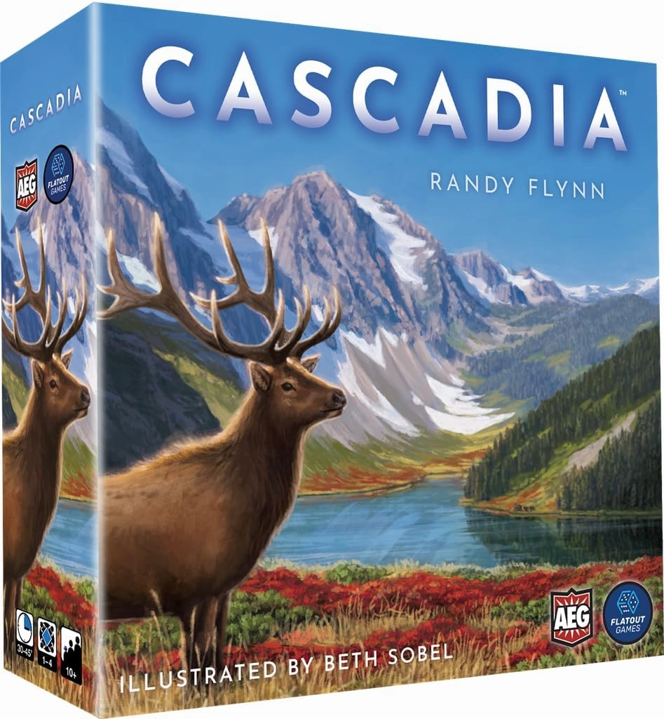AEG & Flatout Games | Cascadia - Award-Winning Board Game Set in the Pacific Northwest | Easy to Learn | Quick to Play | Ages 10 