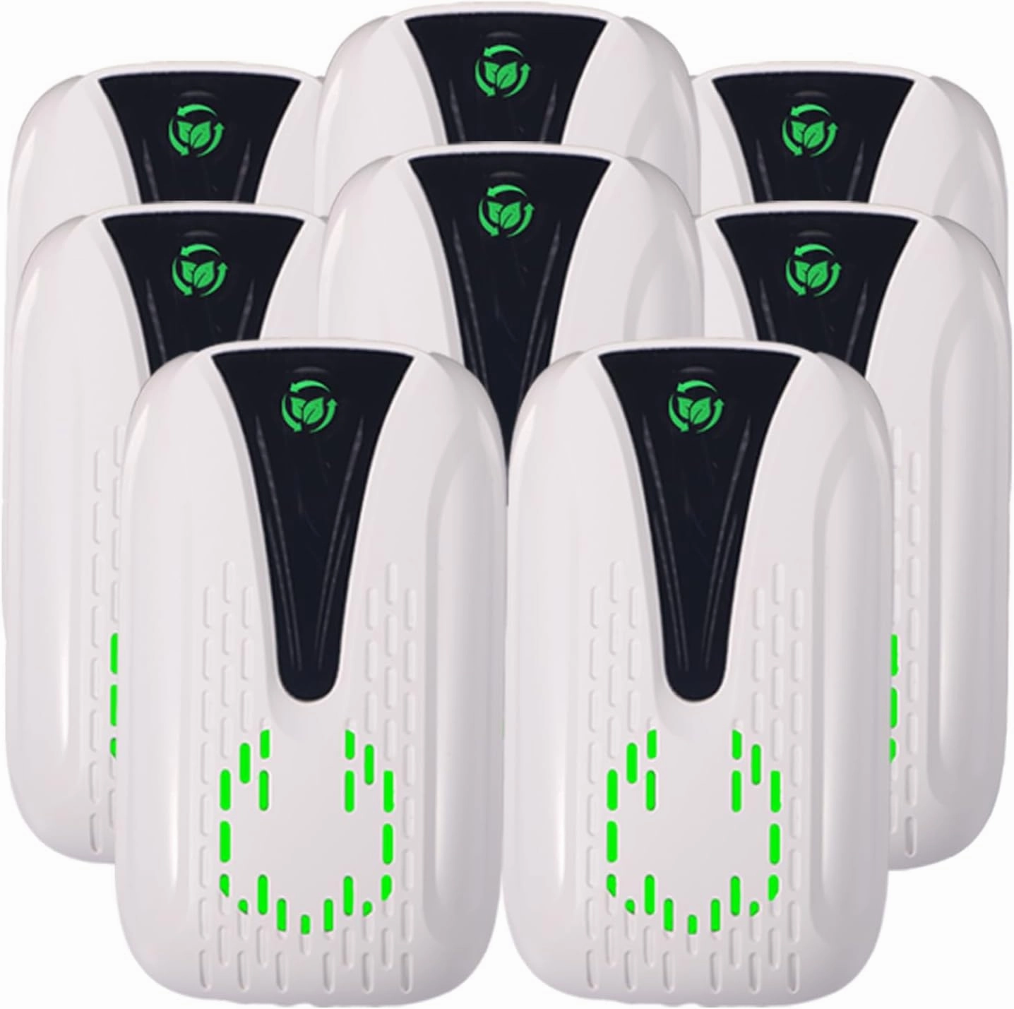 Air Ionizers for Home 8 Pack Ionic Air Purifier Plug In Portable Quiet Operation Air Purifiers for Bedroom Kitchen Office Garage Room Negative Ion Air Cleaner Air Freshener Pets Smell Odor