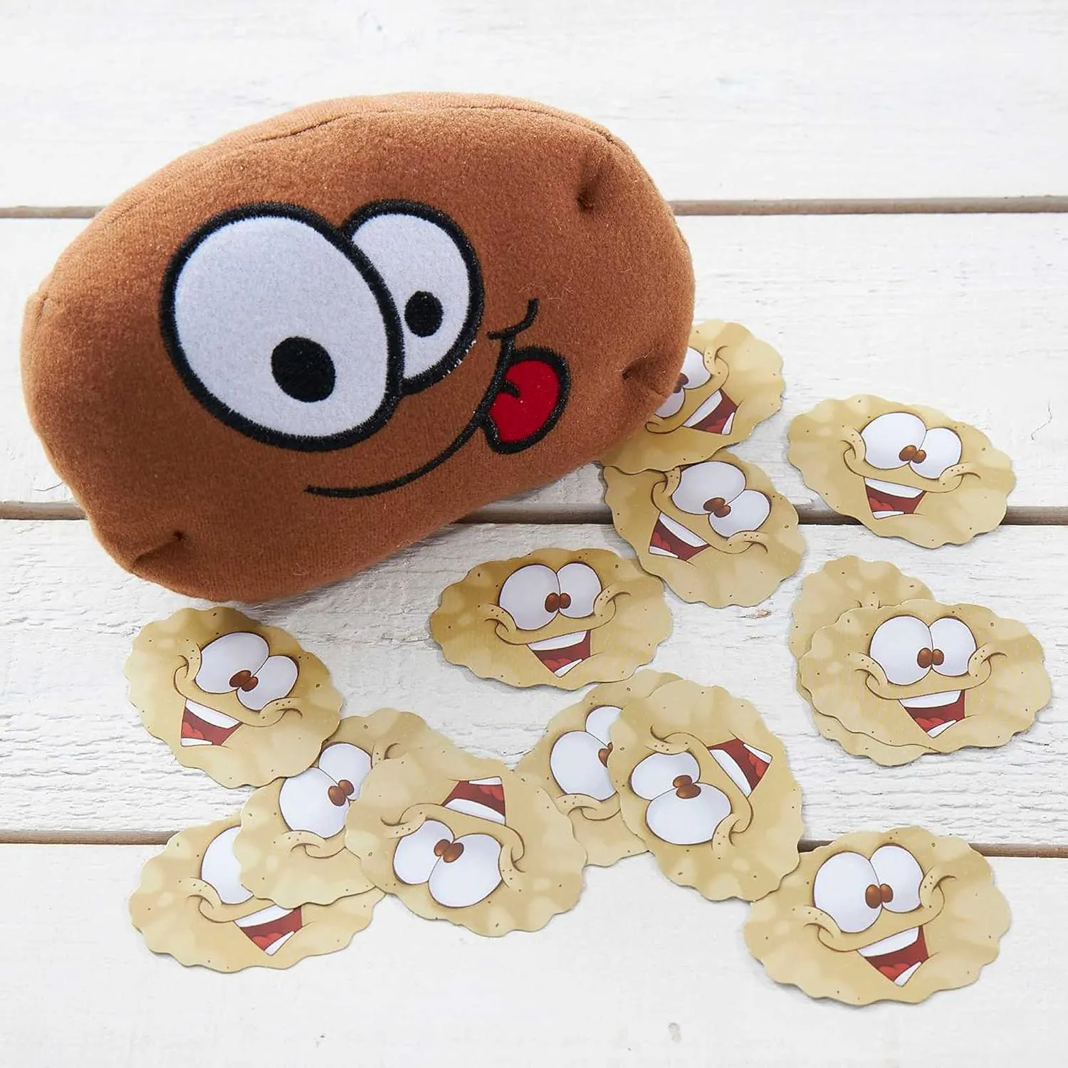 ALEX Toys Ideal Hot Potato Electronic Musical Passing Kids Party Game, Don’t Get Caught With the Spud When the Music Stops! Ages 4 , 2-6 Players, Brown
