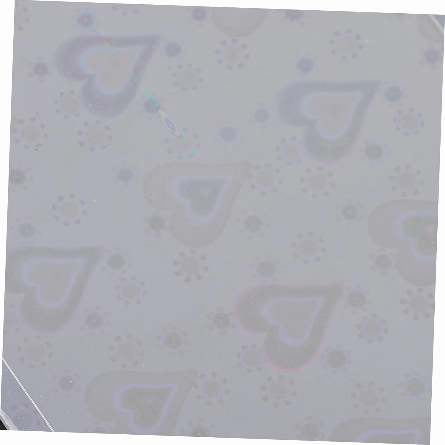 Alipis 50pcs Heart Design Cards Protective Covers Transparent Cardholders for Game Photos Collectibles Simple Style Sleeves for Organizing Cards Postcards