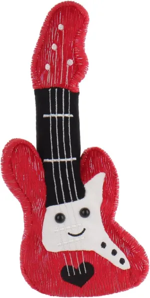 Apricot Lamb Enthusiastic Bass Plush Stuffed Animals for Kids, Soft Cute Plush Toys for Baby Girl and Boy, Fluffy Enthusiastic Bass Red 9.1 Inches