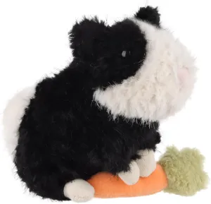 Apricot Lamb Greedy Guinea Pig Zhima Plush Stuffed Animals for Kids, Soft Cute Plush Toys for Baby Girl and Boy, Fluffy Greedy Guinea Pig Zhima Black 4.8 Inches