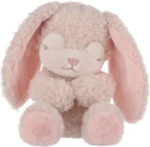 Apricot Lamb Sleeping Bunny Stuffed Animals for Kids, Soft Cute Plush Toys for Baby Girl and Boy, Fluffy Sleeping Bunny 7.5 Inches