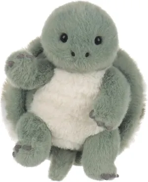 Apricot Lamb Slow Turtle Plush Stuffed Animals for Kids, Soft Cute Plush Toys for Baby Girl and Boy, Fluffy Slow Turtle Green