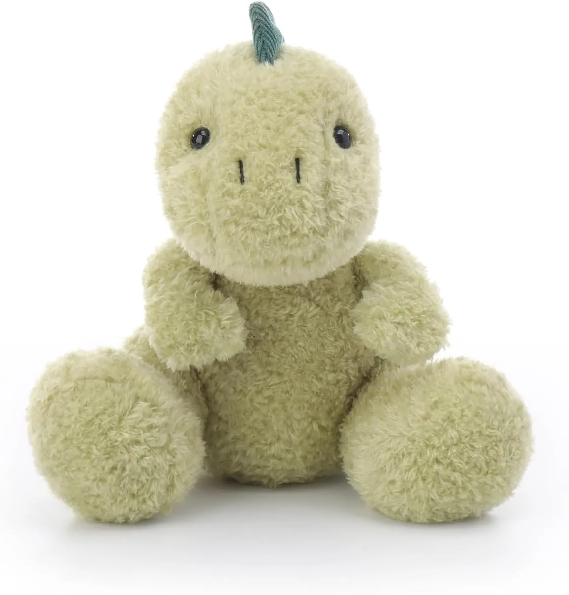 Apricot Lamb Velvet Dinosaur Stuffed Animals for Kids, Soft Cute Plush Toys for Baby Girl and Boy, 8 Inches