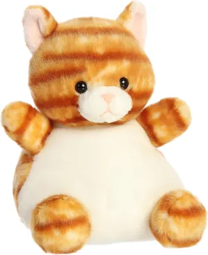 Aurora® Adorable Palm Pals™ Party Sized™ Meow Kitty™ Stuffed Animal - Fun Collectible Plush for Kids and Adult Collectors - Perfect for Decorating Rooms and Birthday Gifts - Orange 8 Inches