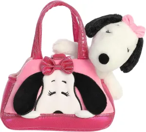 Aurora® Adorable Peanuts® Fancy Pals™ Peek-A-Boo™ Belle Stuffed Animal - Officially Licensed Toys for All Snoopy Fans - Nostalgic Gift for Adults and Birthday Celebrations - 7 Inches